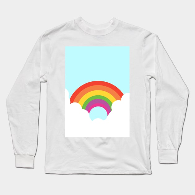 Rainbow Long Sleeve T-Shirt by nickemporium1